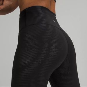 Lululemon Wunder Train High-Rise Tight 25" *Foil - Shapeshifter Foil Black